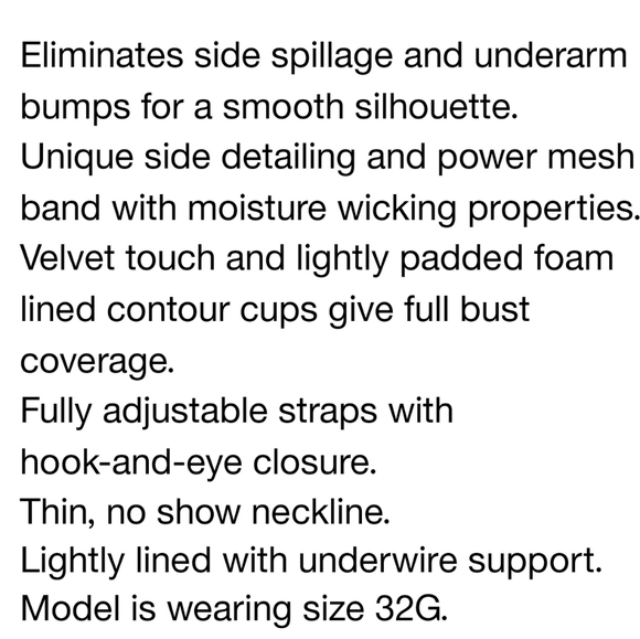 Plus Size Black Bra 42DD - Picture 8 of 14